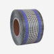 Banda de refuerzo hibrida de carbono y fibra de vidrio - hilos azules, 80mm