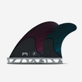 MAYHEM / LOST - Small RTM Hex Pink / Teal Signature fins, FUTURES.