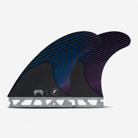 MAYHEM / LOST - Large RTM Hex Blue / Violet Signature fins, FUTURES.