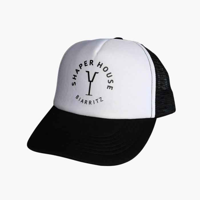 Casquette Trucker Shaper House - Black & white