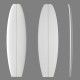 7'2'' MF Fish - Green density - latte 3/16'' Red Cedar, ARCTIC FOAM