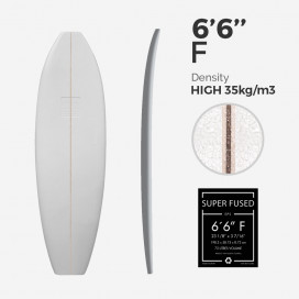 EPS Super Fused 6'6'' Fish, costilla 1/8'' Ply