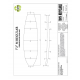 7'2'' Thick EPS - 7'2'' x 24" x 3,6", 1/8'' Ply stringer, MARKO FOAM