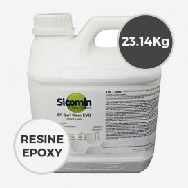 23.84 kg de resine epoxy SR Surf Clear EVO 2 by Viral Surf, SICOMIN