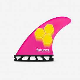 Dérives Thruster - FAM3 Al Merrick RTM Hex Pink & Yellow, FUTURES.