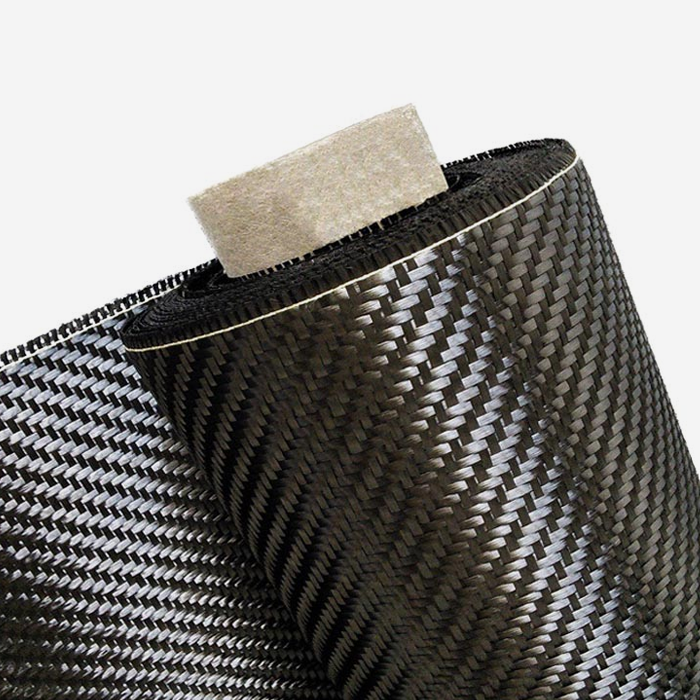 Tissu en fibre de carbone aéro 160 g/m² (rouleau de 1 m)