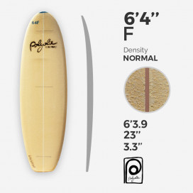 6'4'' F Fish - costilla 4mm Cedar, POLYOLA