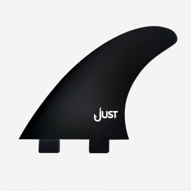 Dérives Thruster - Dual tab - Plastique - Noir - Taille L, JUST