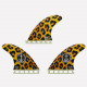 Captain Fin co. single tab thruster fins Leila Hurst "Cheetah" - size M