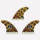 Dérives Thruster Single Tab - Leila Hurst "Cheetah" - taille M, CAPTAIN FIN CO