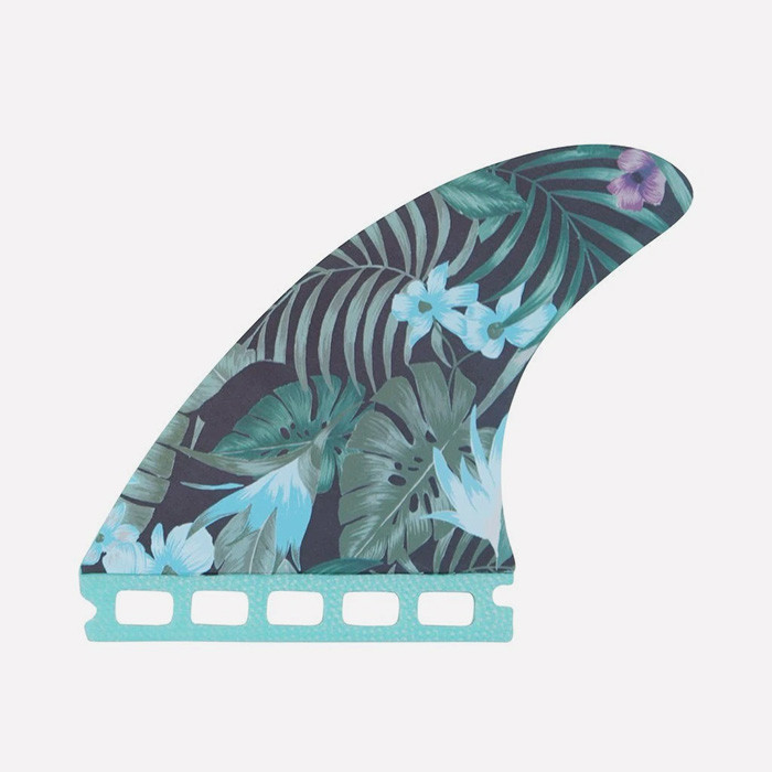 Quillas tri-fins single tab Captain Fin co Lisa Andersen "Jungle" - talla M