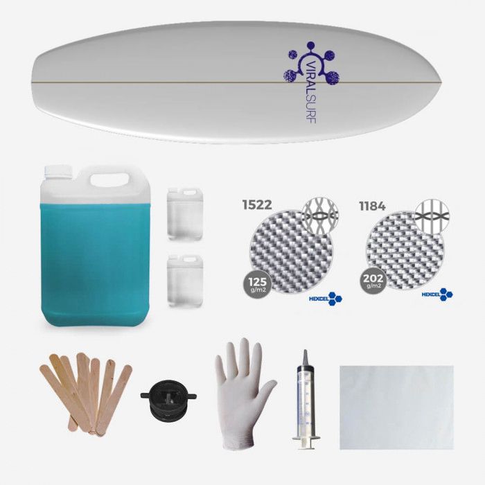 Kit de shape, RETRO FISH Kit - VIRAL SURF