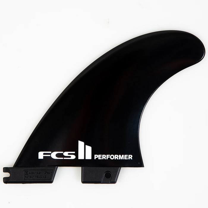 Aletas FCS II Performer Black Medium Tri Shaper Fins - Thruster, FCS