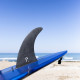 Dérive single longboard 7.0" - Fibre black, VIRAL SURF
