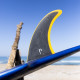 7" longboard single fin - Smoke to gold - VIRAL Surf