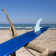 Dérive single longboard 7.0" - Fibre bleu, VIRAL SURF