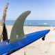 7" longboard single fin - Old Green - VIRAL Surf