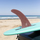 Dérive single longboard 8.0" - Fibre red, VIRAL SURF