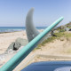 Dérive single longboard 8.0" - Fibre smoke, VIRAL SURF
