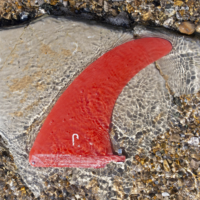 Dérive single longboard 9.0" - Fibre red, VIRAL SURF