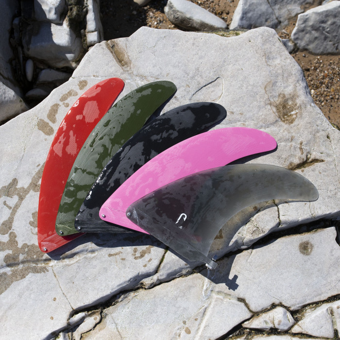 Dérive single longboard 9.0" - Fibre black, VIRAL SURF