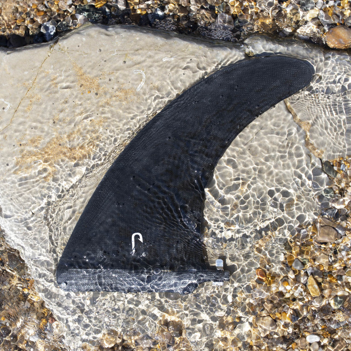 Dérive single longboard 9.0" - Fibre black, VIRAL SURF