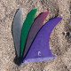 9.75" longboard single fin - Smoke tint fiberglass