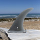 9.75" longboard single fin - Smoke tint fiberglass