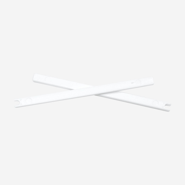 1/4" center box quad shim pair- white