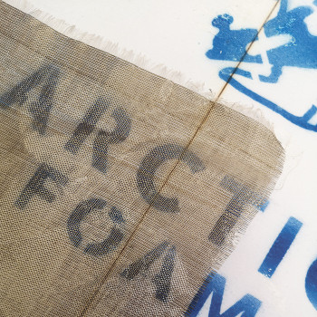 Basalt / Flax Woven Fabric Plain - 2.8oz - largeur 68,5cm width