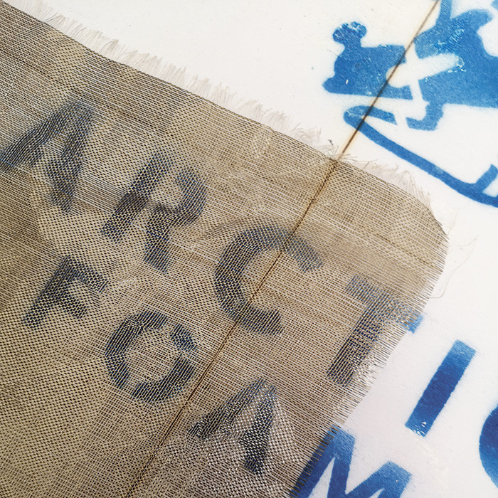 Basalt / Flax Woven Fabric Plain - 2.8oz - largeur 68,5cm width