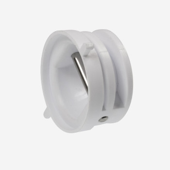 PLUG DE LEASH BLANCO 30mm con barra de acero