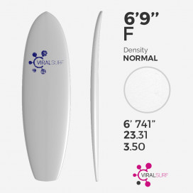 6'9'' fish - no stringer, VIRAL Surf