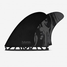 Twin fins - Son of Cobra Twin fin - Fiberglass Black marble, FUTURES.