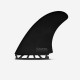 Quillas Twin fins - Son of Cobra Twin fin - Fiberglass Black marble, FUTURES.