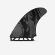 Quillas Twin fins - Son of Cobra Twin fin - Fiberglass Black marble, FUTURES.