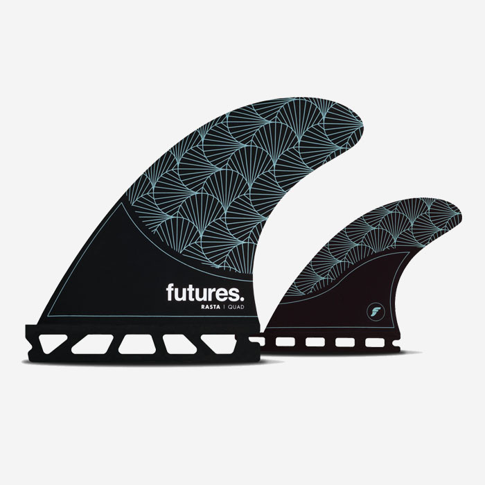 Dérives Quad - RASTA Honeycomb Black / Teal, FUTURES.