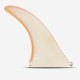 Longboard fin - Zack Flores Fiberglass Orange / cream 9.5", FUTURES.