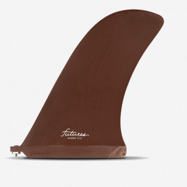 Dérive longboard - Rudder Fiberglass Burgundy 10", FUTURES.