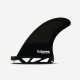 Aleta de longboard - F6 Honeycomb center fin smoke and black - US Base, FUTURES.