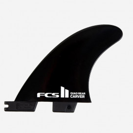 Dérives FCS II Carver Black Medium Quad Rear Shaper Fins - Quad Rear, FCS