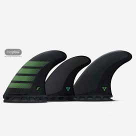 F8 ALPHA series Carbon Olive 5-fins Set - taille L, FUTURES.