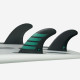 F6 ALPHA series Carbon Teal Thruster Set - talla M, FUTURES.