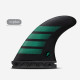 F6 ALPHA series Carbon Teal Thruster Set - size M, FUTURES.