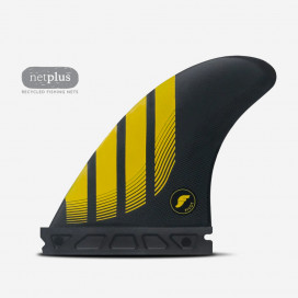 Dérives Thruster - P4 ALPHA series Carbon Yellow Thruster Set - taille S, FUTURES.