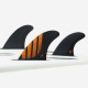 Dérives Thruster - P6 ALPHA series Carbon Orange Thruster Set - taille M, FUTURES. sur planche