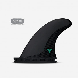 4.00 QD2 rear fins ALPHA Series Carbon Teal