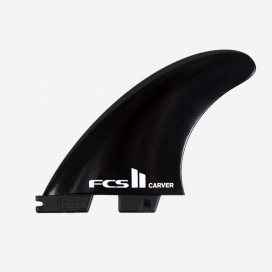 Aletas FCS II Carver Black Medium Tri Shaper Fins - Thruster, FCS