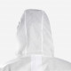 Combinaison en polypropylène SMS antistatique blanc - taille XL, GISS