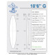 ARCTIC Foam 10'6'' Gun - Blue density - 1/2'' Bass